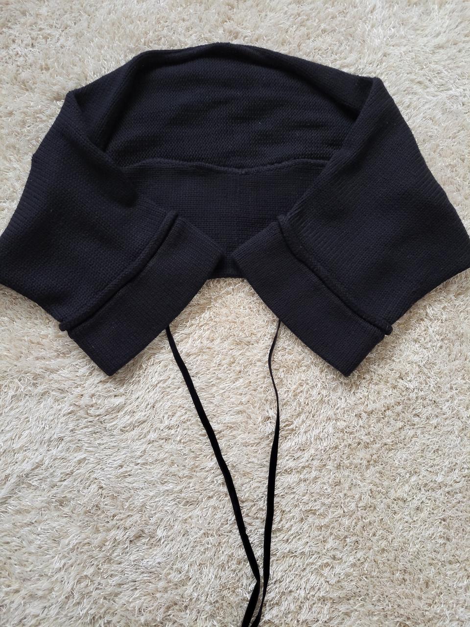 니트 워머 보온 볼레로 케이프 숄