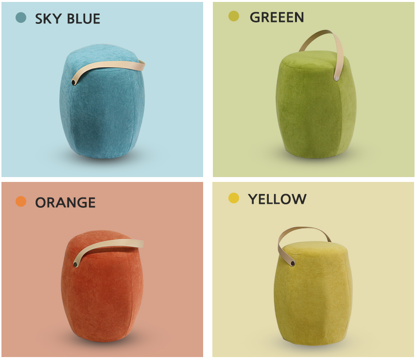 알록달록 스툴의자 보조의자