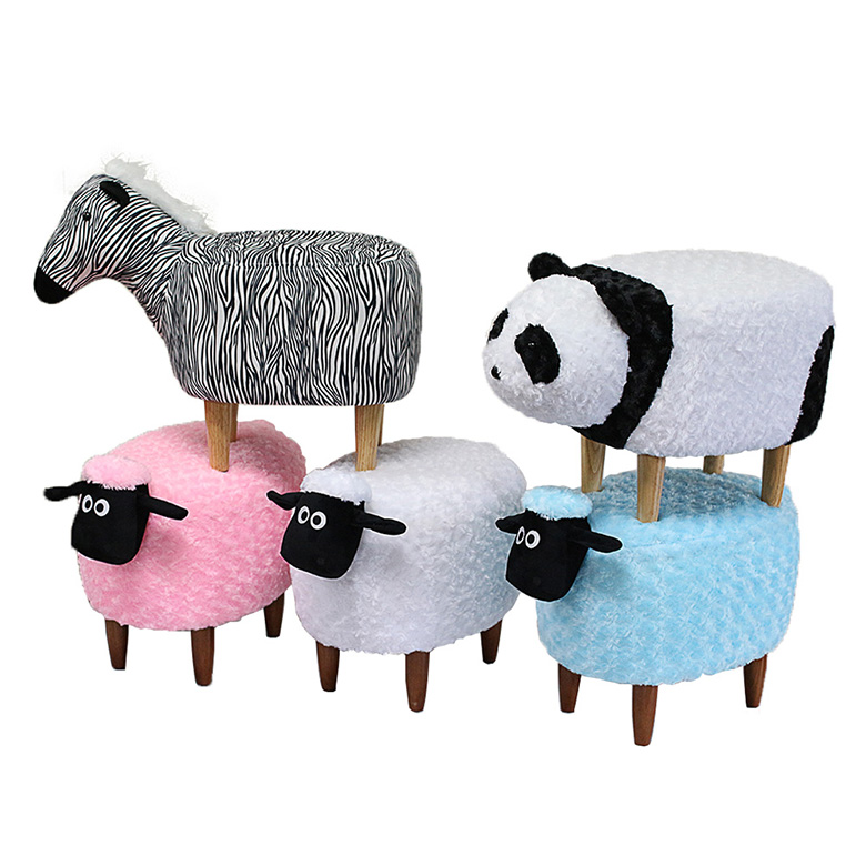 어린이 동물 보조 스툴의자