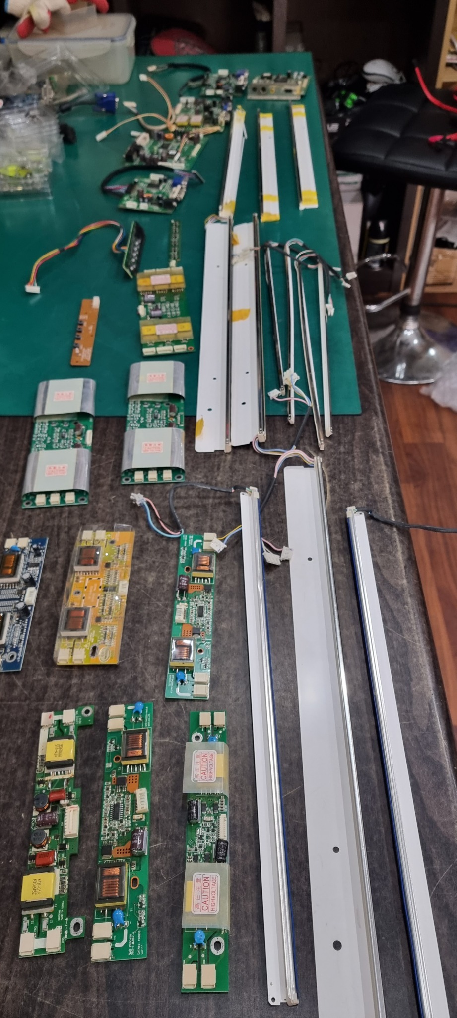 LCD 모니터 수리부품 일체 인버터 백라이트 AD보드