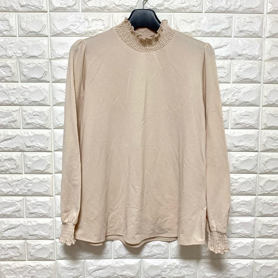 금사 목 폴라 블라우스 목폴라티 기본티 목티 88 베이지