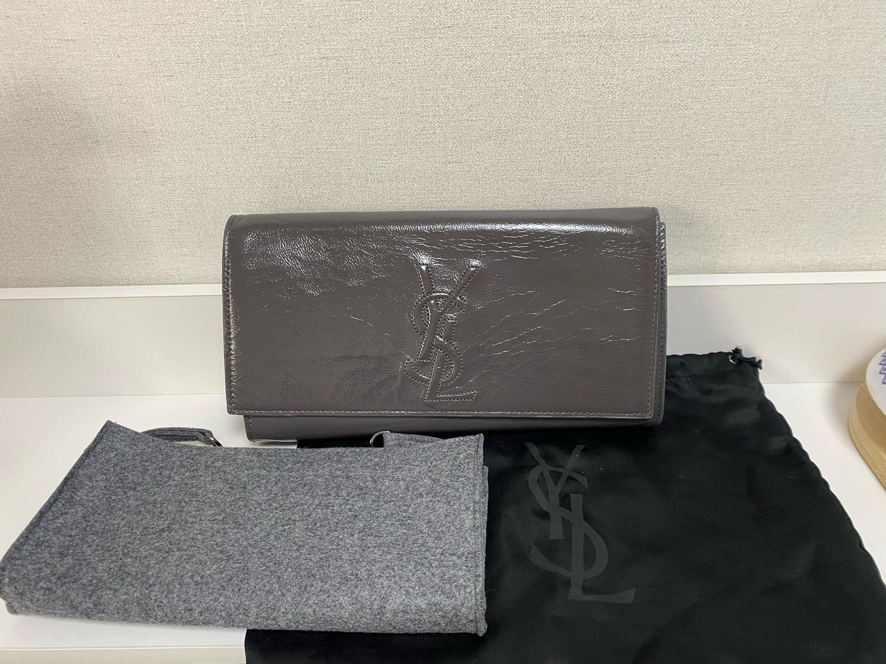 입생로랑 페이던트 클러치 정품 이너백포함