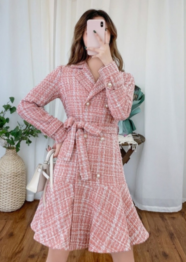 트위드 하객룩 원피스