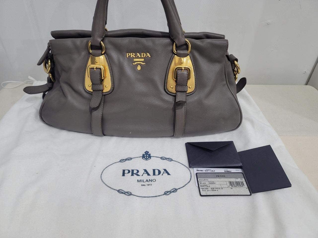 프라다 바울레토 토트백