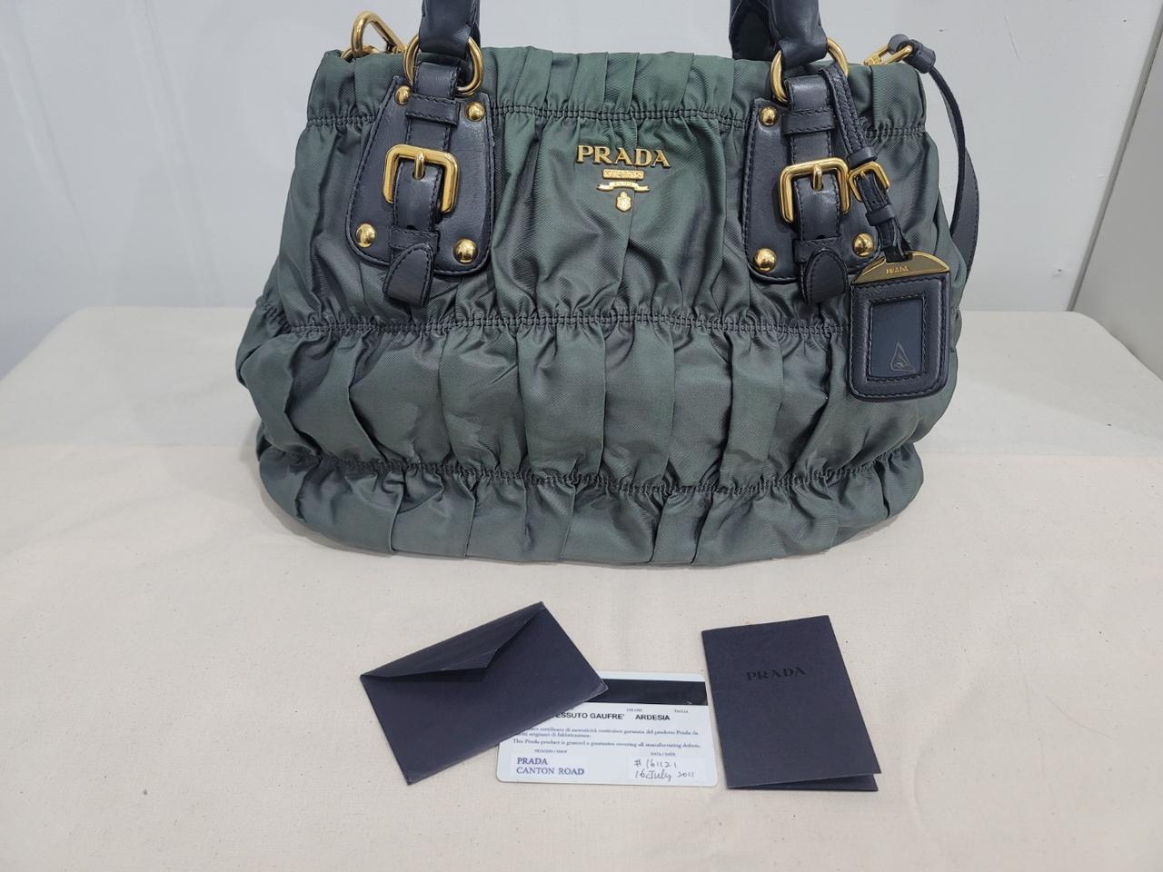 프라다 포코노 고프레 토트&숄더 2way백