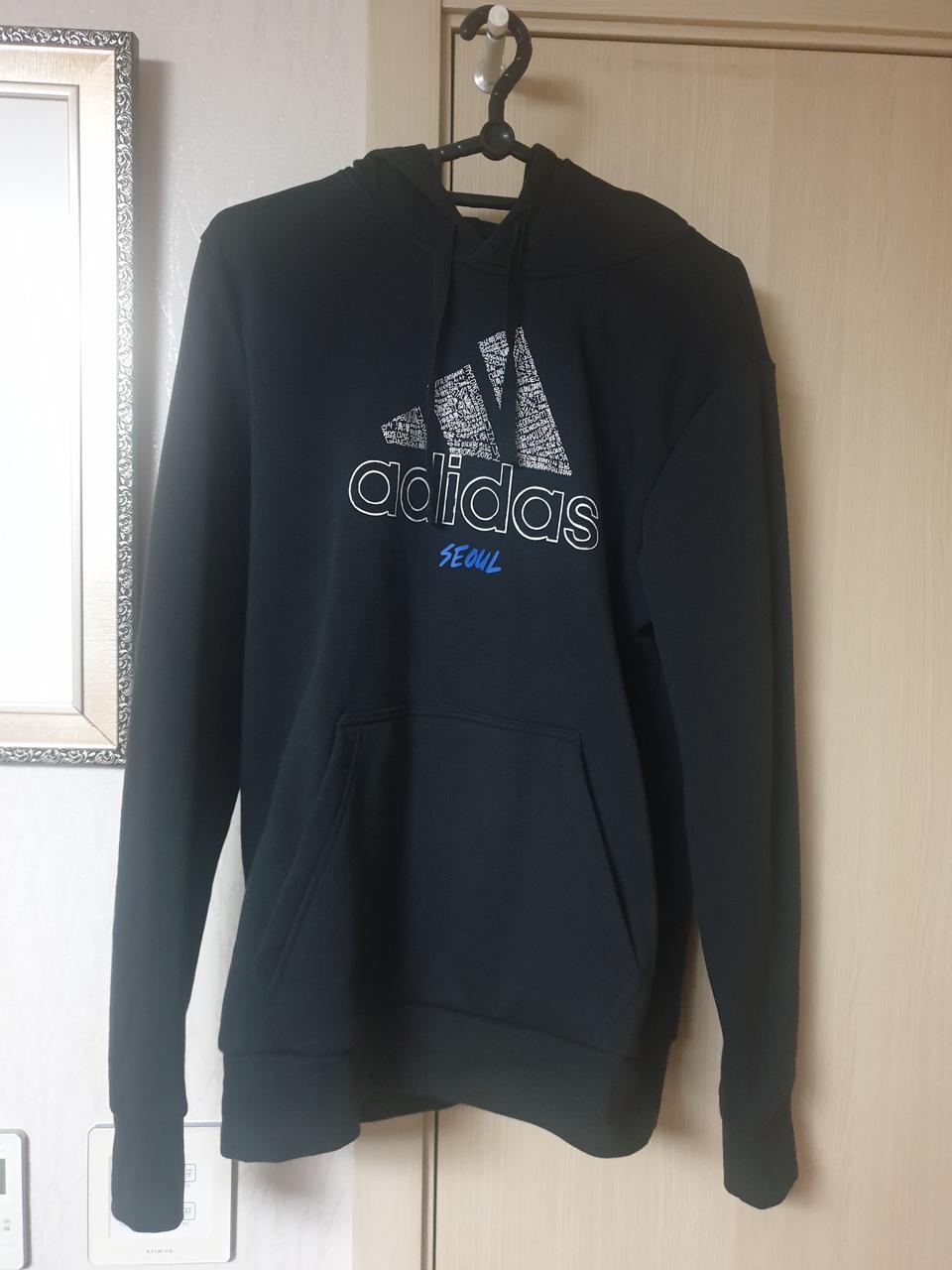 아디다스 서울 기모 후드티 XL 새제품