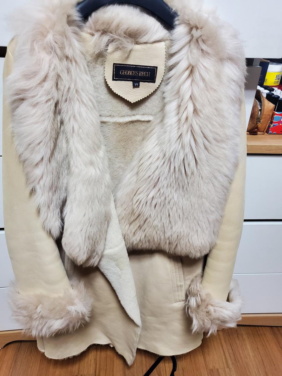 리얼 무스탕롱코트