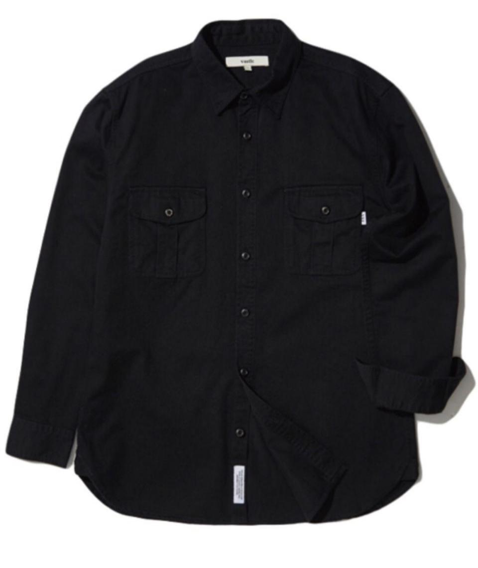 (새상품)바스틱 코튼 워크셔츠_블랙