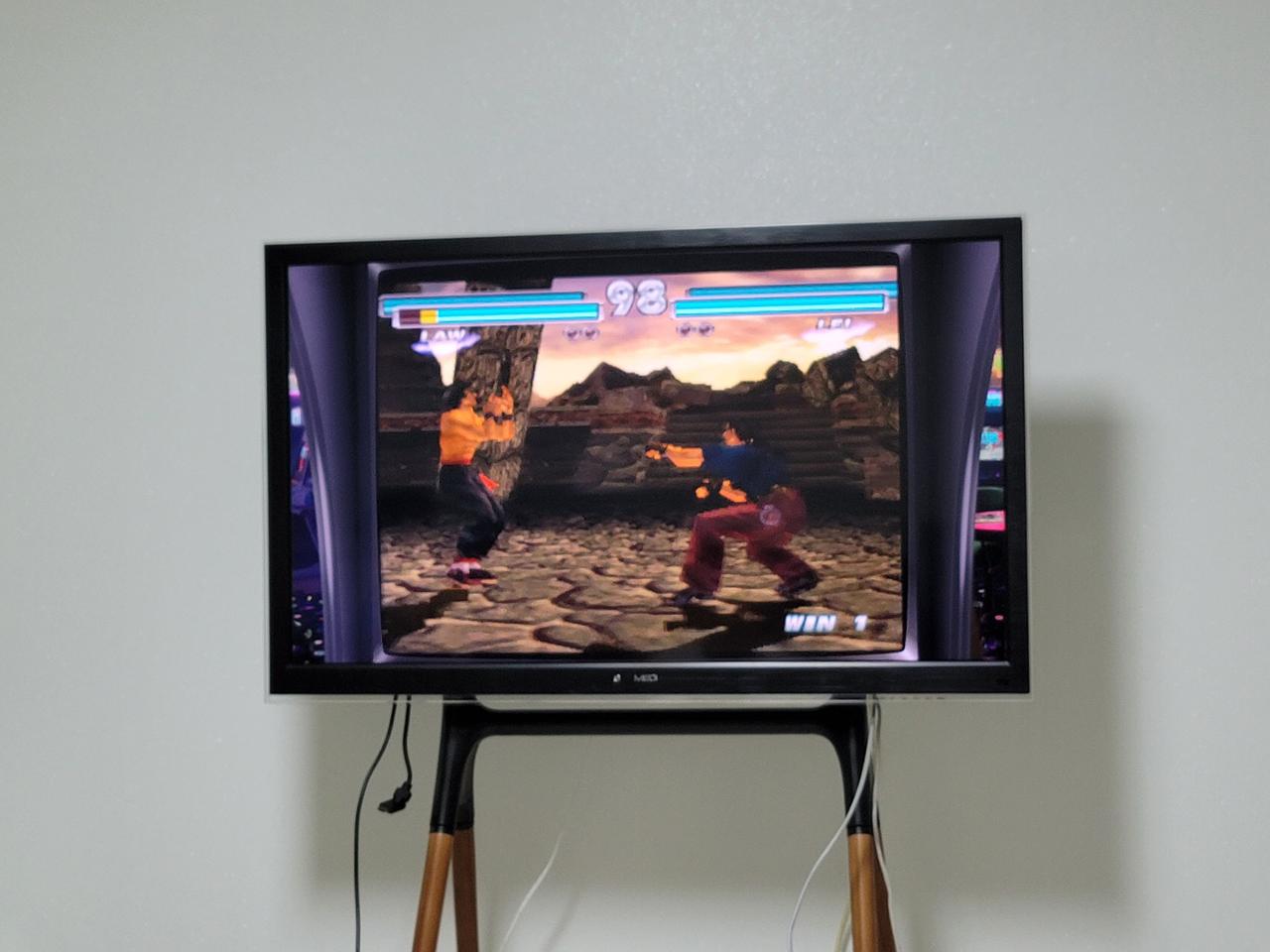 고전게임기 해피박스 3 철권 태그 가능