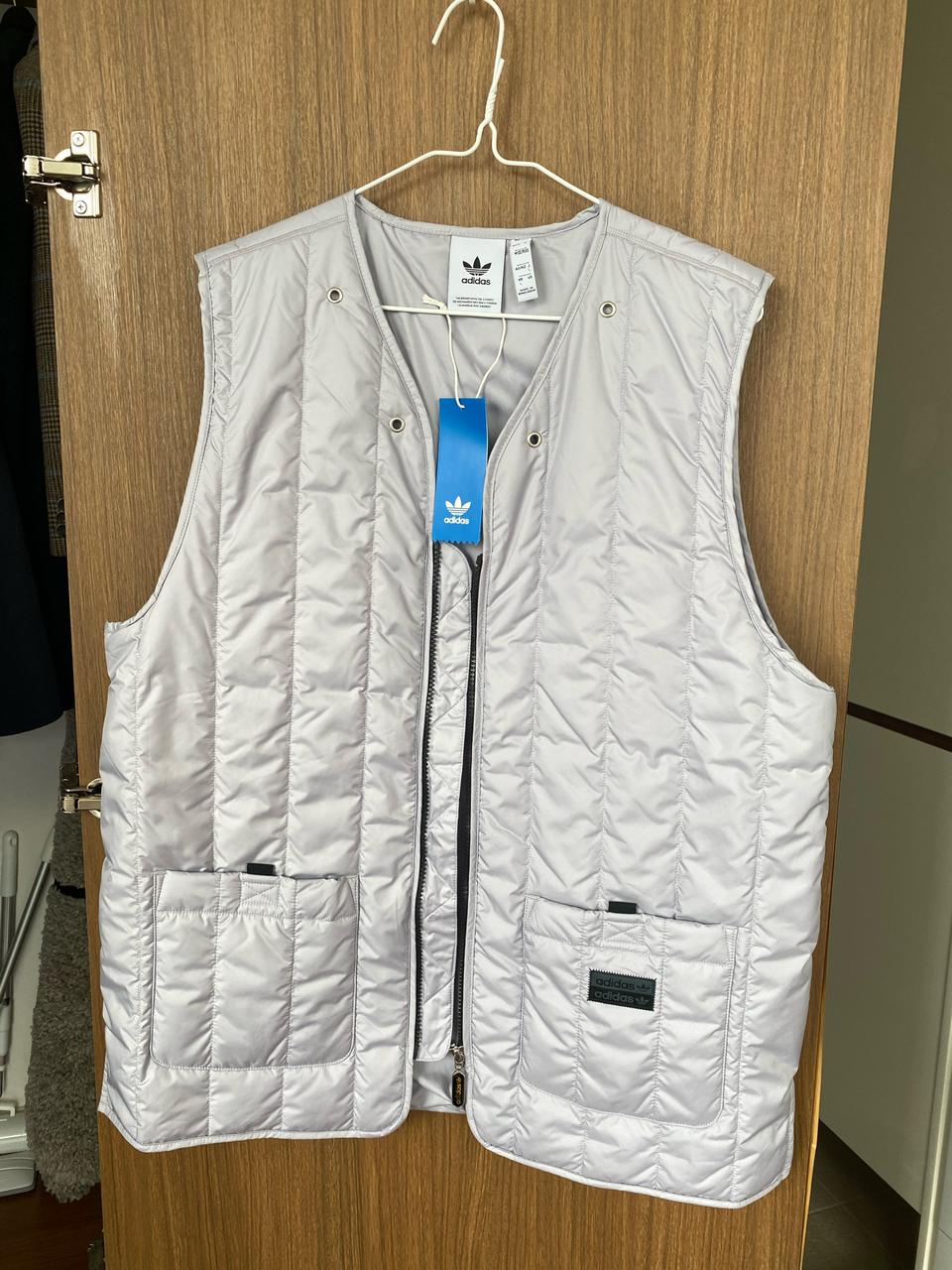 [새상품] 아디다스 연보라 패딩조끼