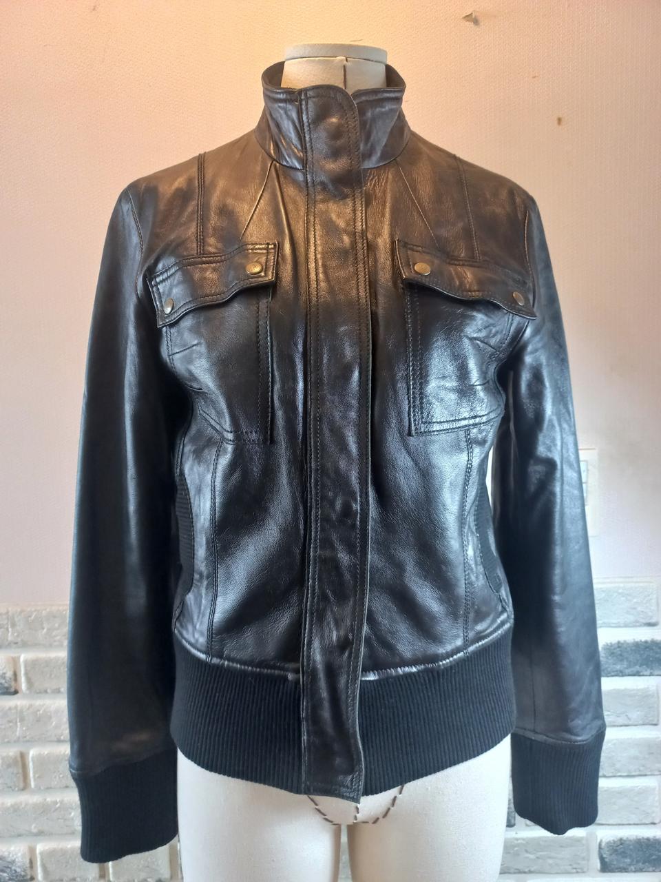 망고 리얼 양가죽 집업 자켓 55