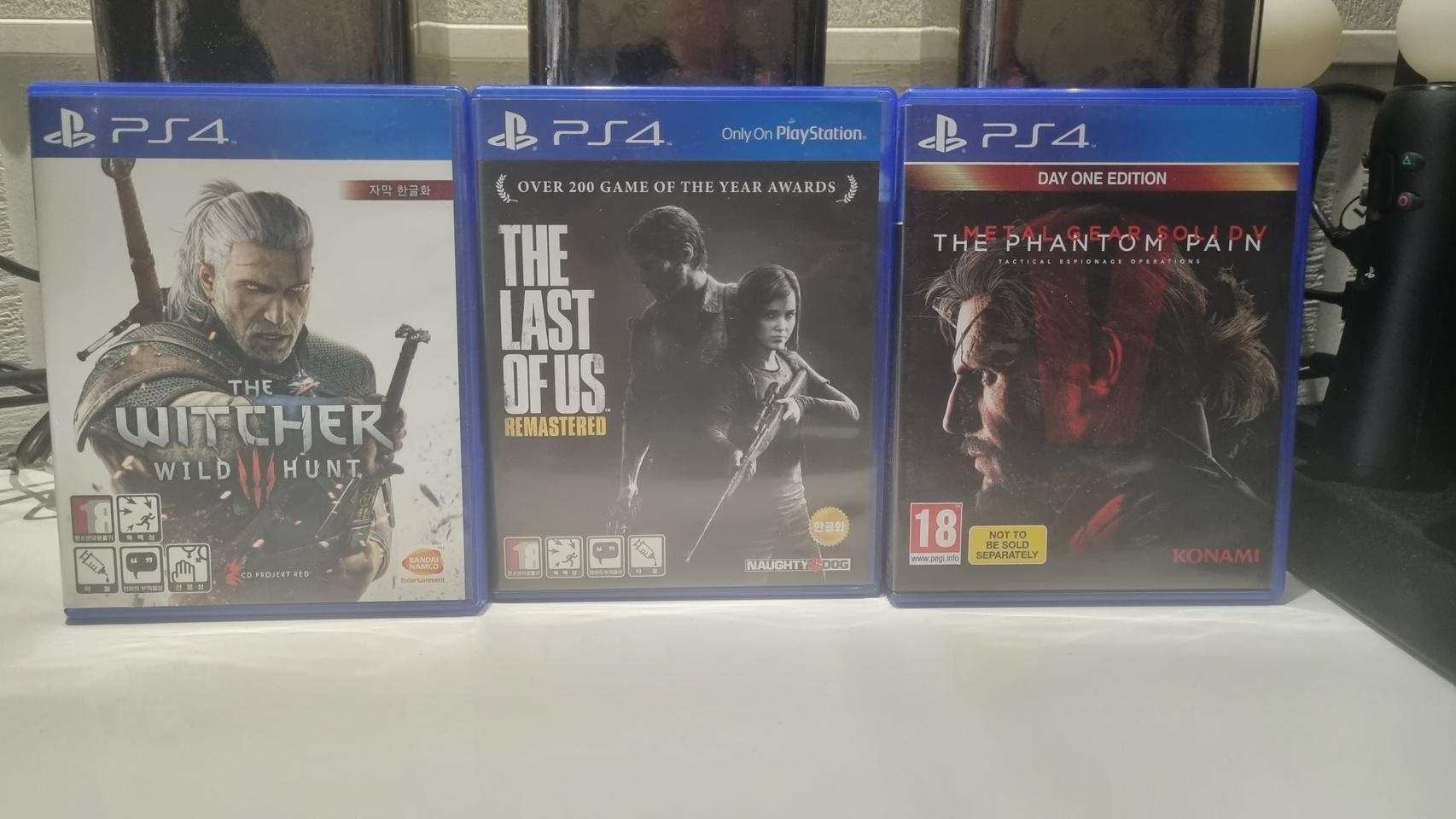 ps4 타이틀 3개