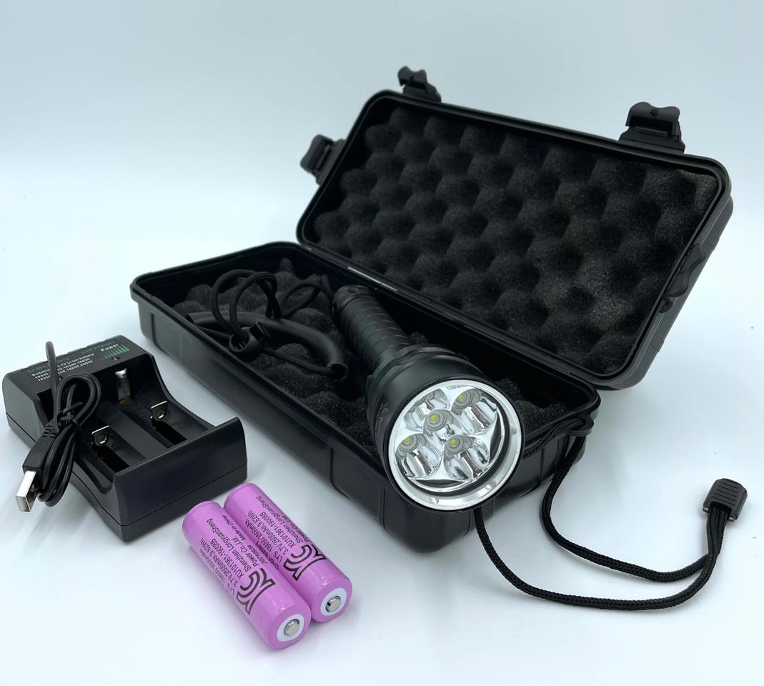 새상품) LED5구 수중랜턴, 방수랜턴, 손전등