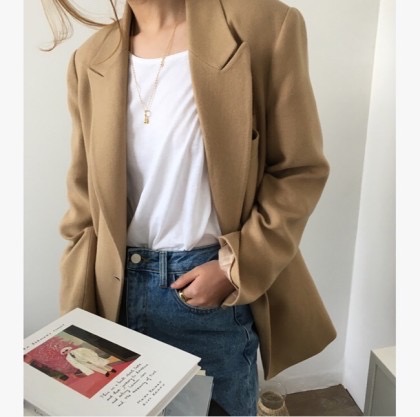 모네 베이지 자켓