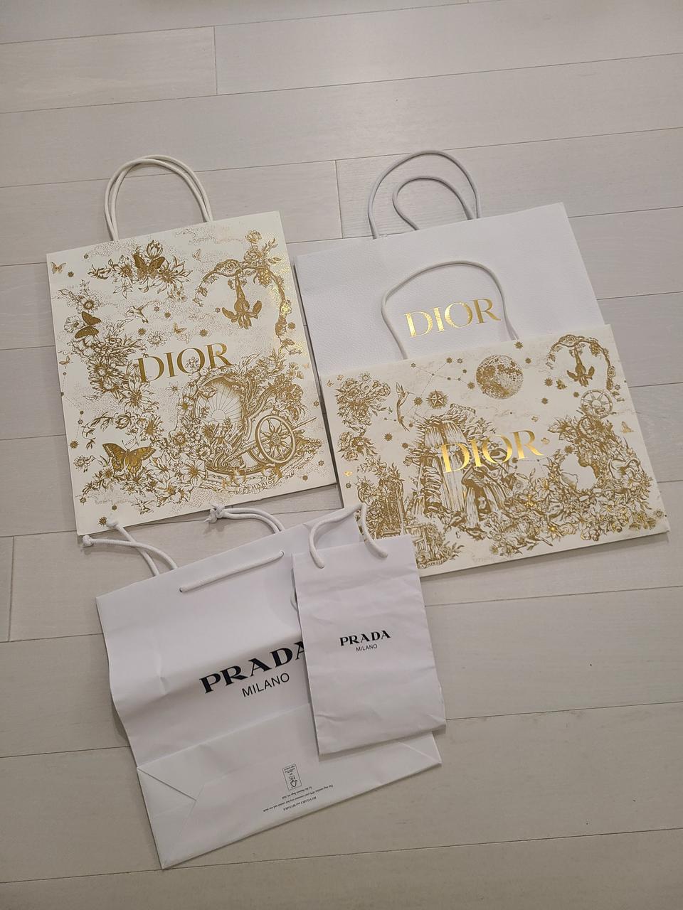 (정품) 명품 프라다 디올 쇼핑백