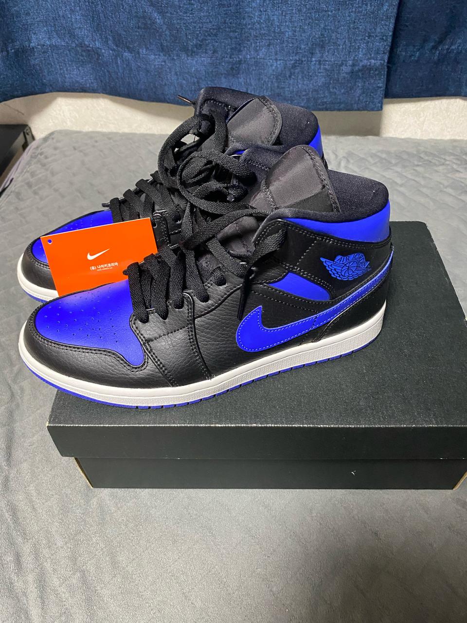 조던1미드 로얄블루