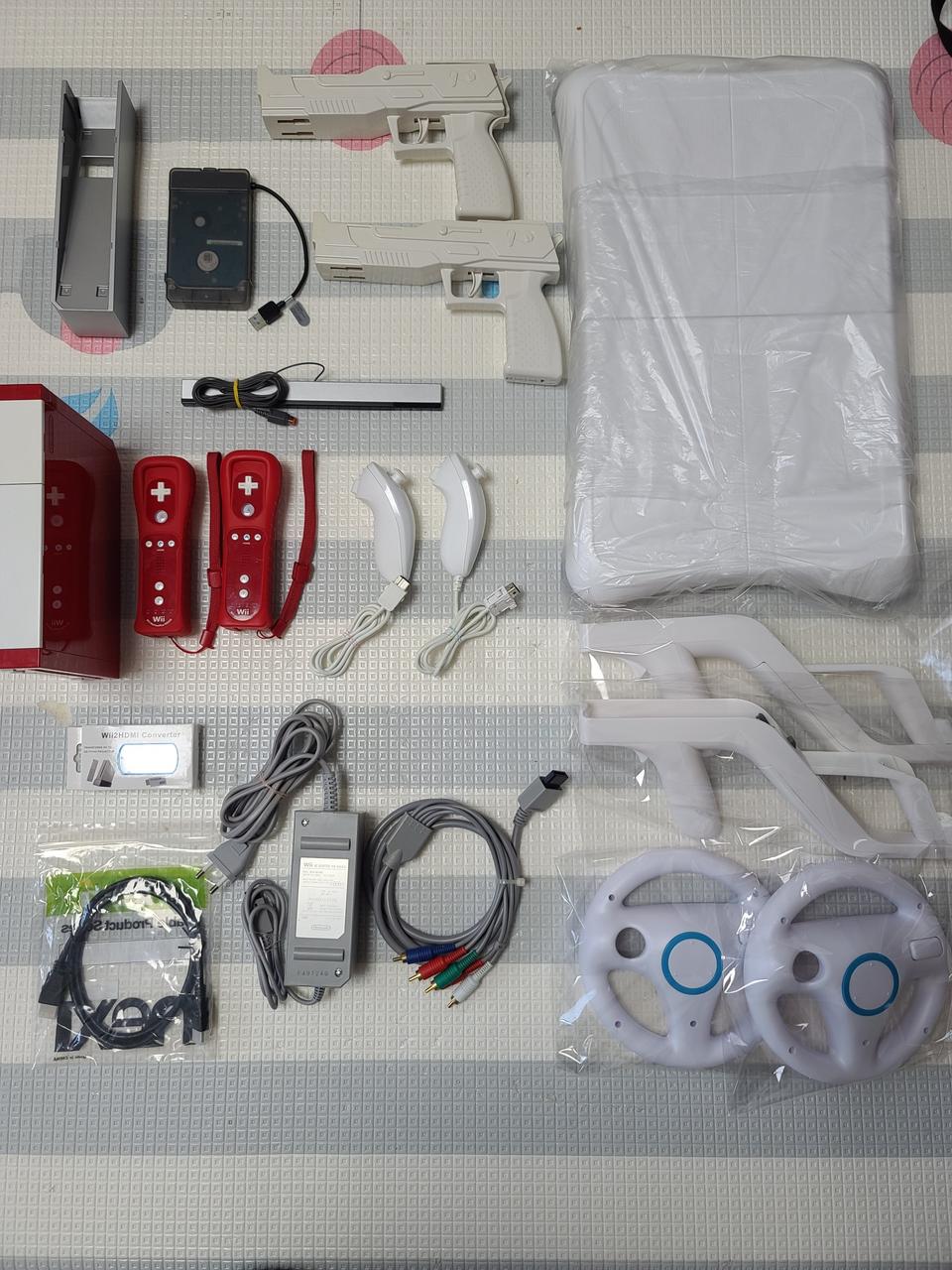 닌텐도 위wii 2인 풀세트 모션플러스리모컨 위핏밸런스보드