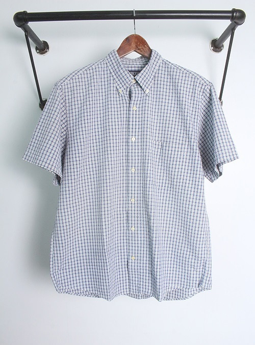 브랜드 반팔 체크 셔츠 (폴로.스투시.슈프림맛,캠핑,미니멀,카라,티)