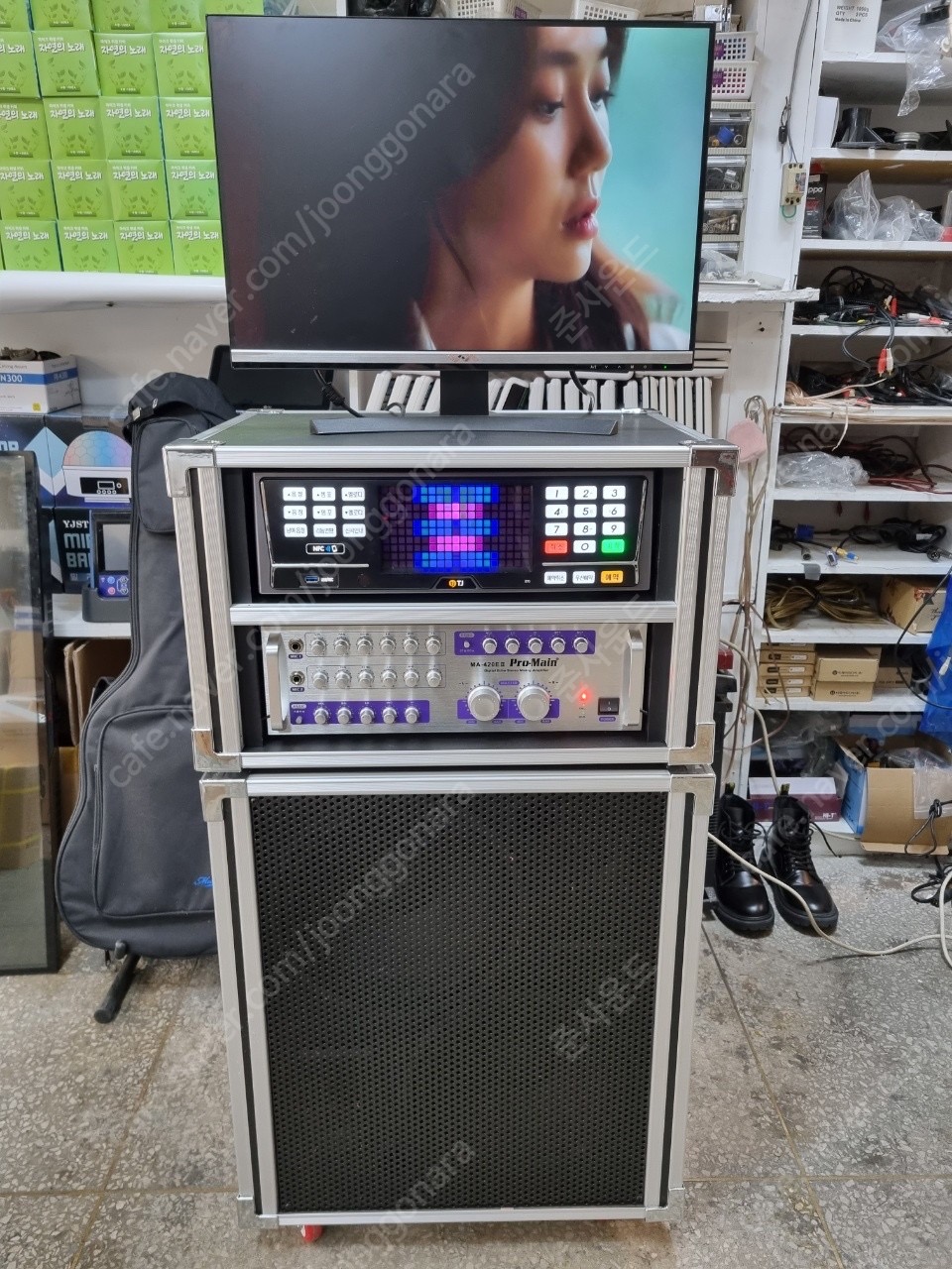 신형 노래방기기 세트