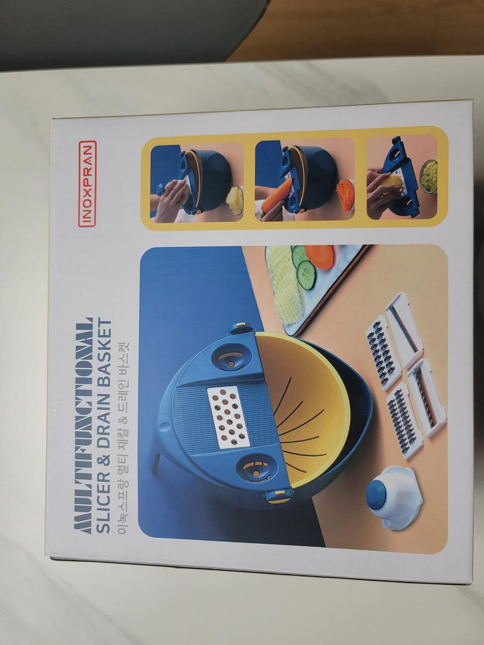 이녹스프랑 멀티채칼 & 드레인 바스켓