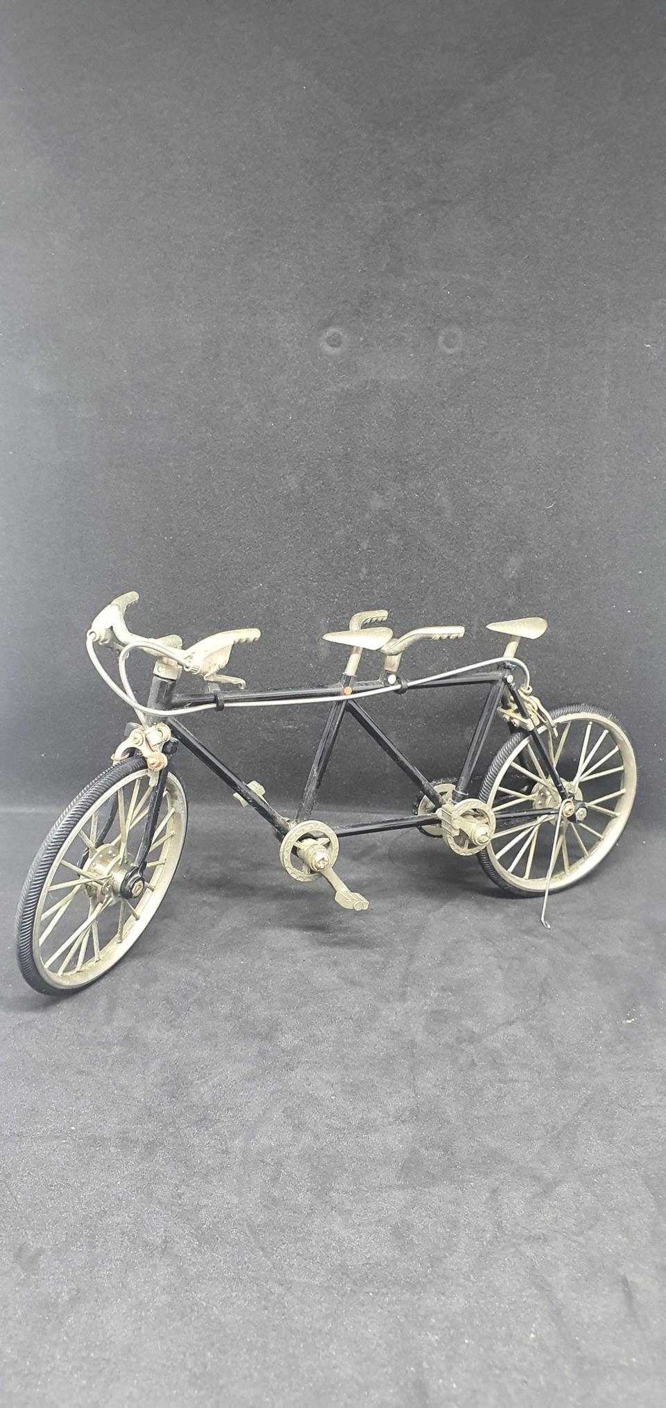 (앤틱) 빈티지 장식품 골동품 인테리어소품 철제 자전거 블랙