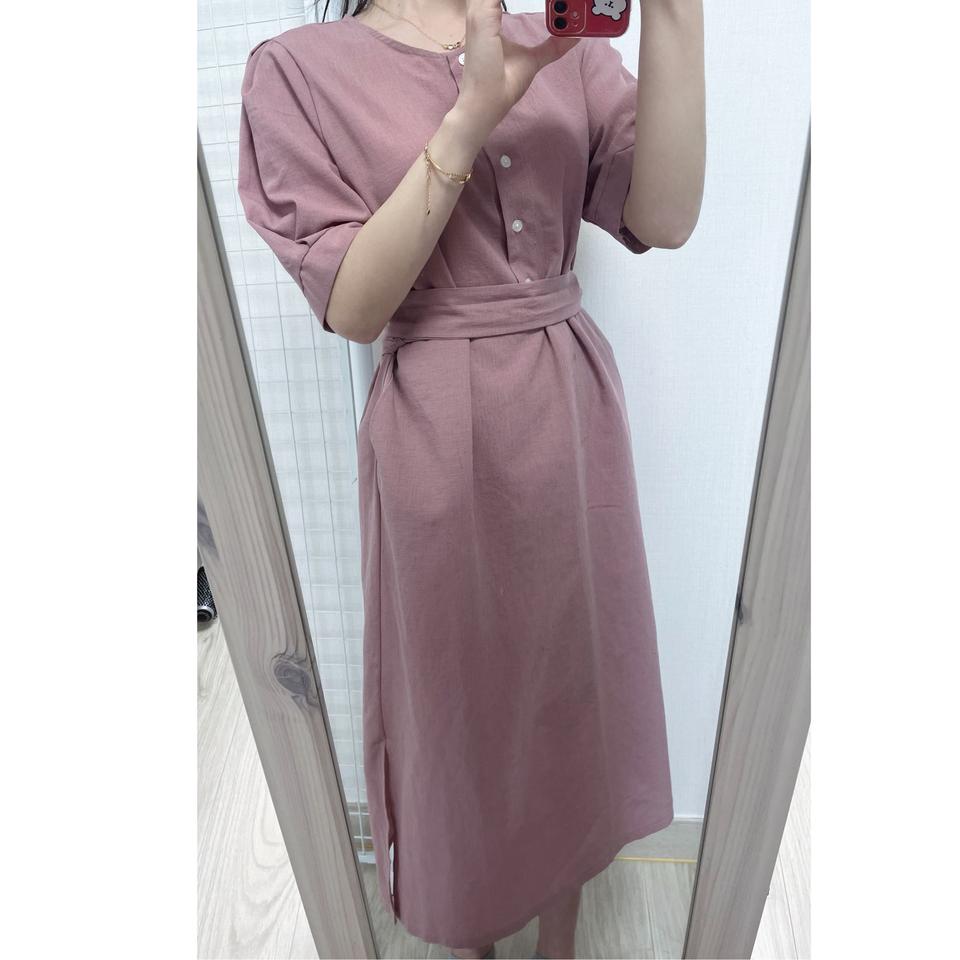 린넨 데이트 원피스