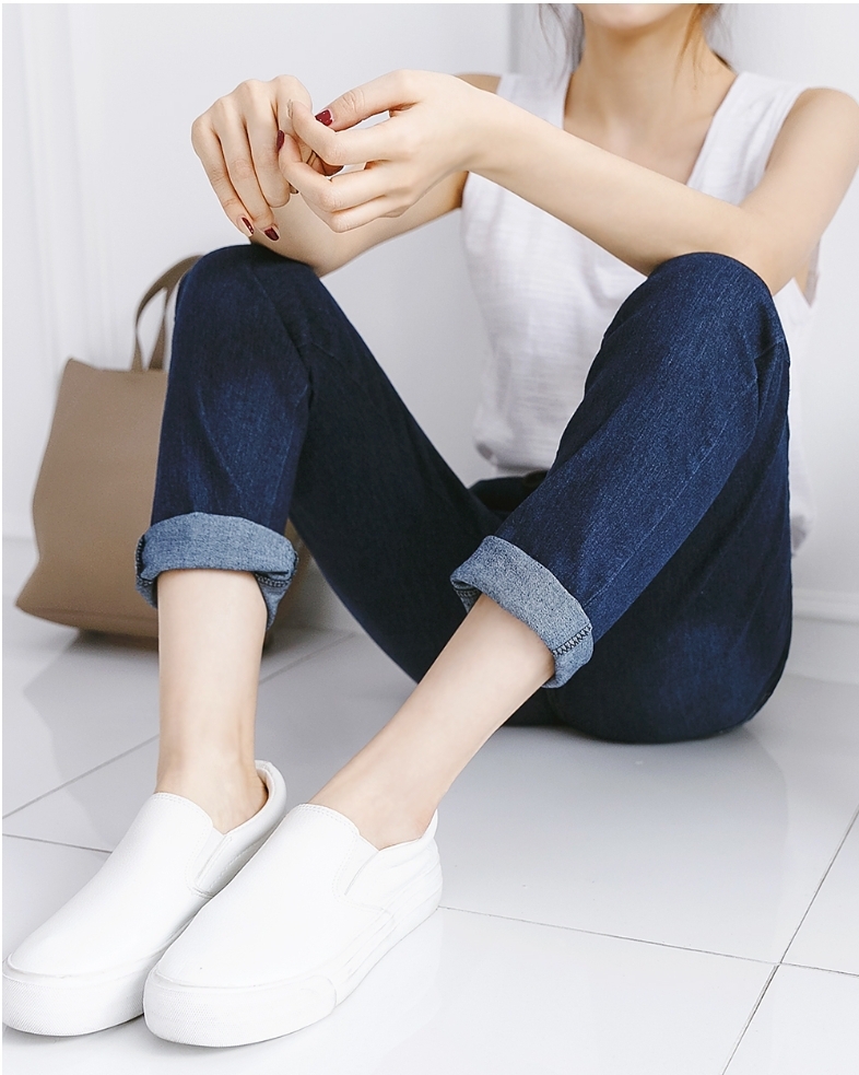 이건내꺼야 편안한 허리밴딩 배기 청바지