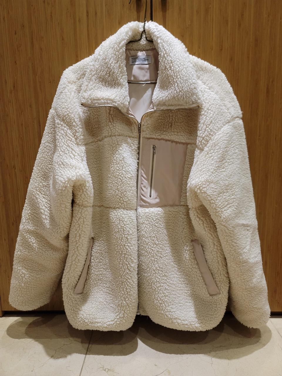 파르티멘토 보아 플리스 화이트 L사이즈