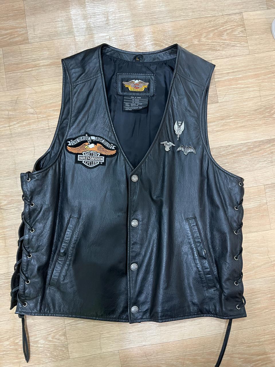 할리데이비슨 가죽자켓 팝니다!