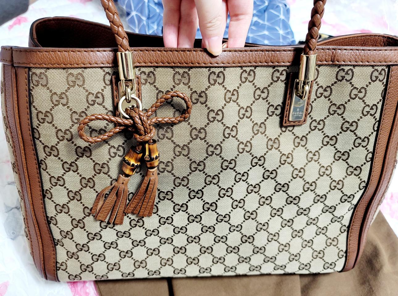 (정품) 구찌 뱀부 숄더백