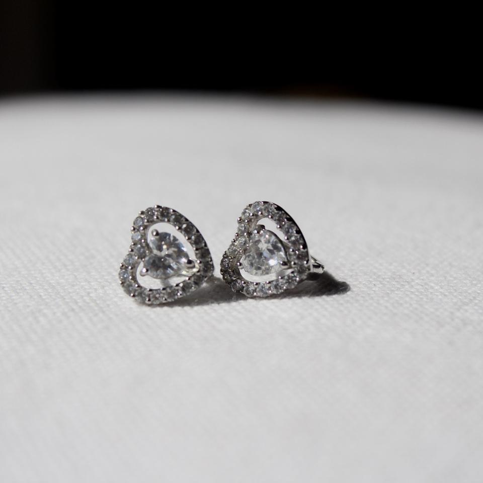 큐빅 은귀걸이(silver925)