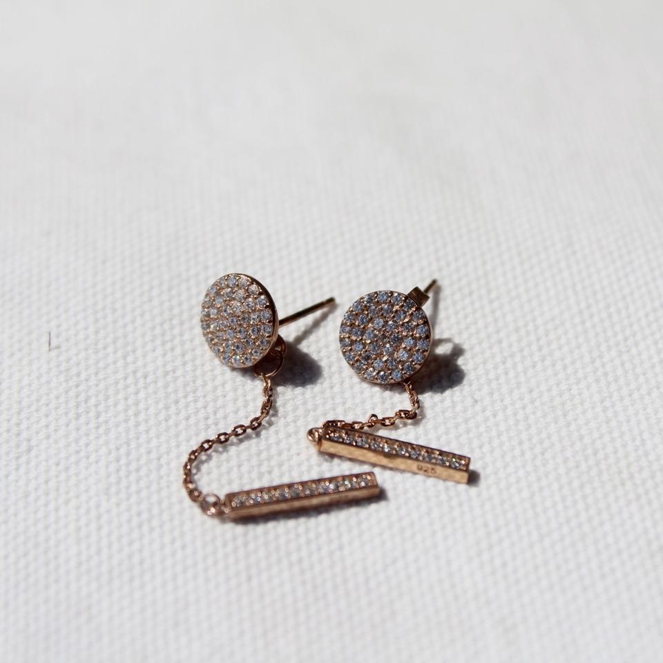 큐빅 은귀걸이(silver925)