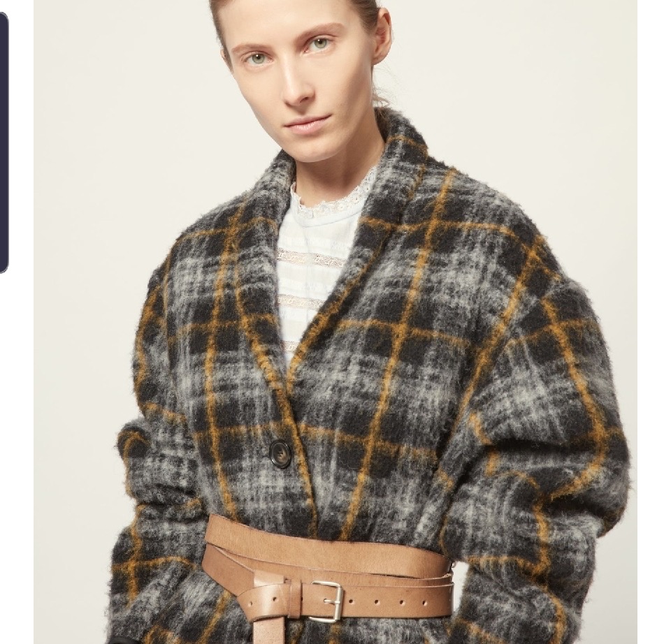 55 55반 정품 이자벨마랑 가브리엘 코트 36사이즈 아크네 이로