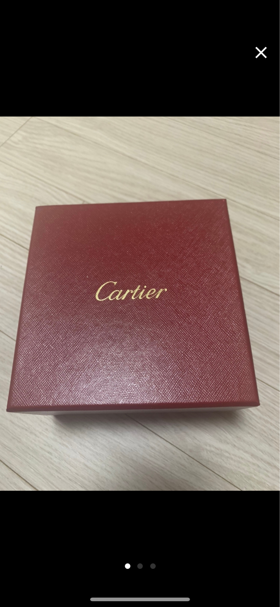 까르띠에목걸이상자 (겉상자)