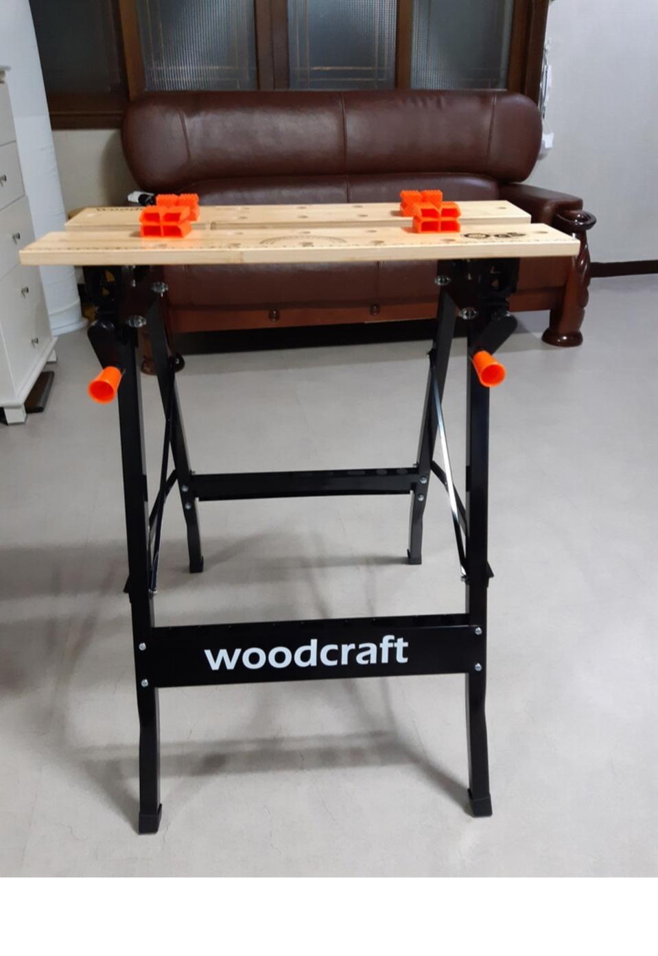 우드크래프트 목공작업대 이동식 각도조절 접이식톱대