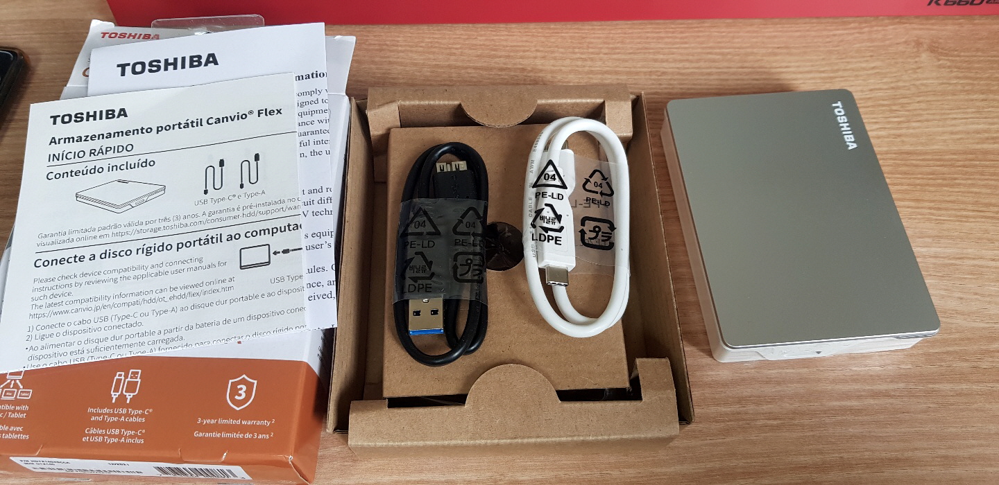 도시바 외장하드 칸비오플렉스 4TB