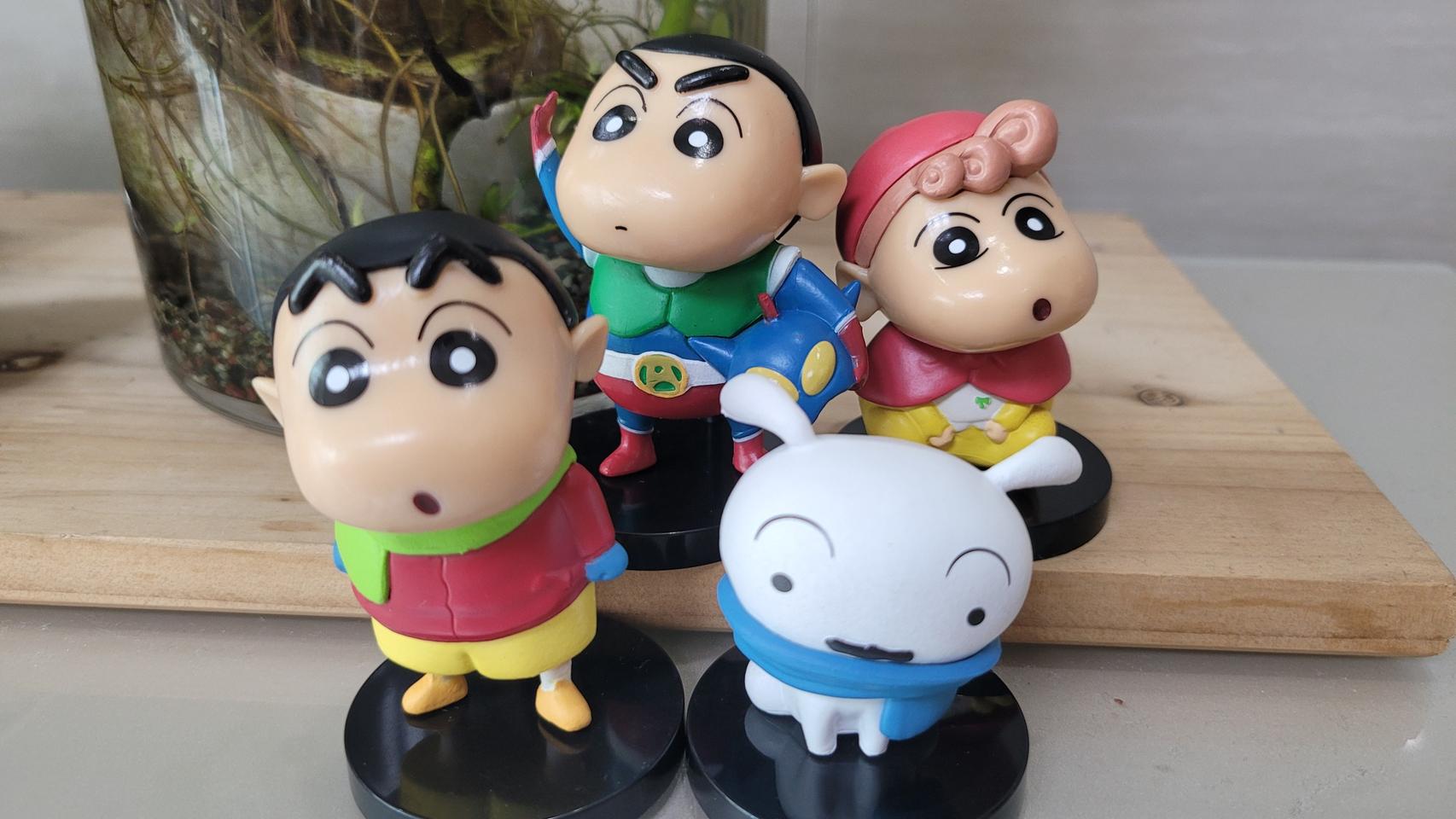 짱구는 못말려 기본 피규어 4종세트