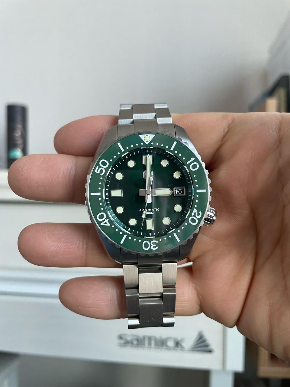 [세이코 마마 오마쥬] 산마틴 다이버 시계