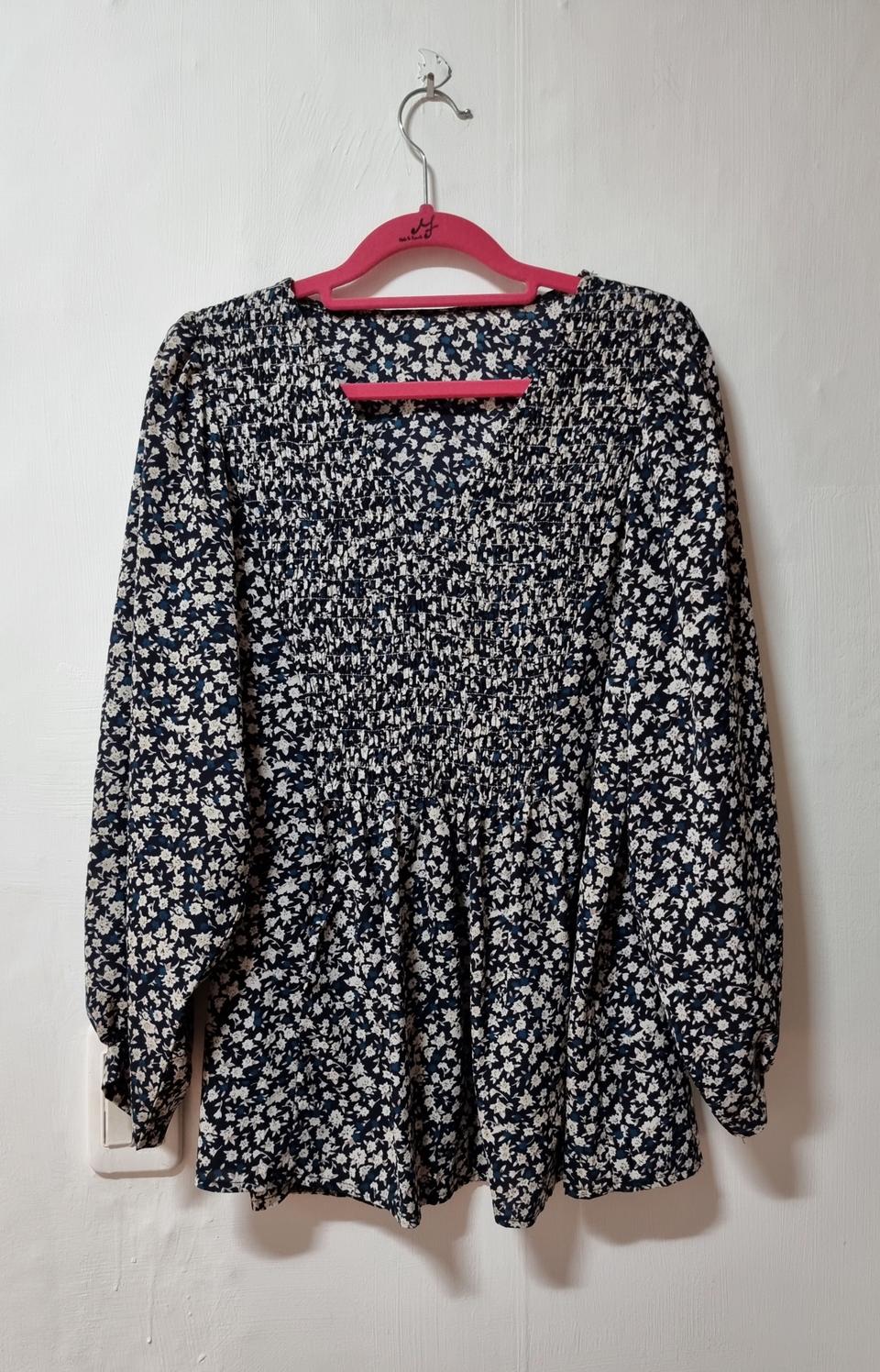 짠꽃무늬 미니원피스 새상품 블랙