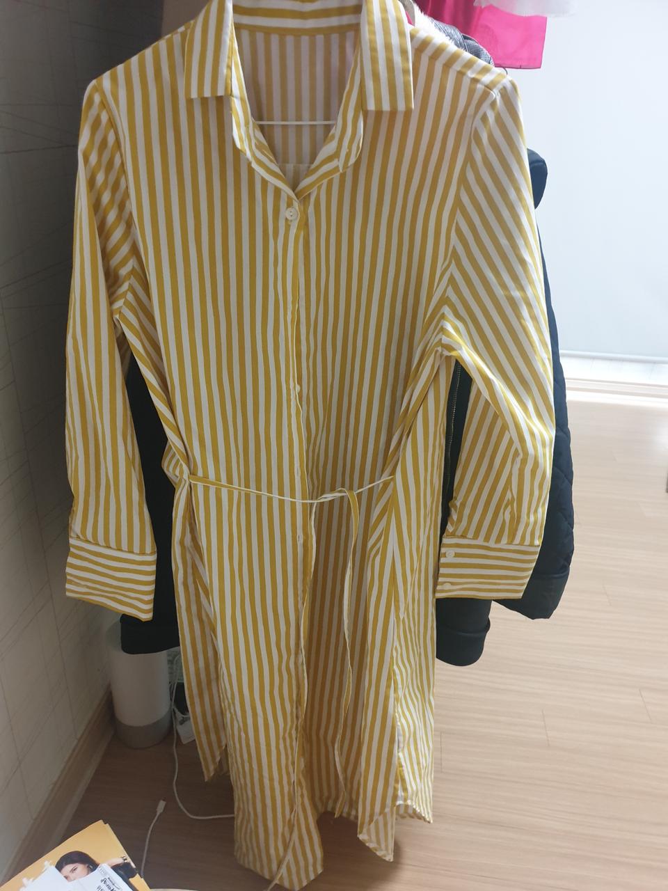 셔츠형롱원피스