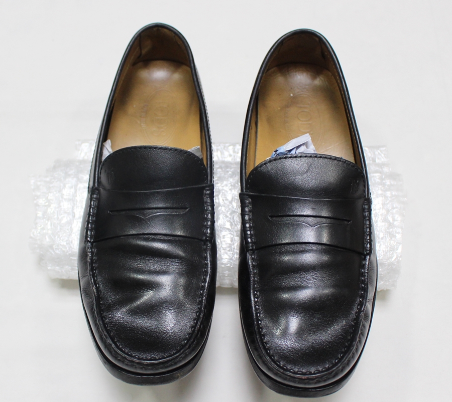 토즈 정품 남성 260 로퍼 구두 블랙 좋음