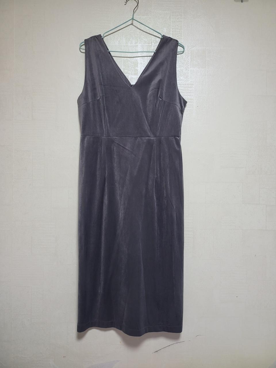 민소매원피스 그레이 새것