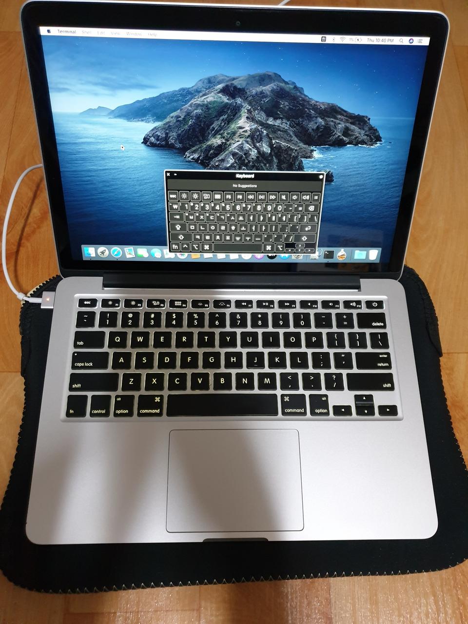 맥북프로13" A1502 영문자판 A급 새배터리