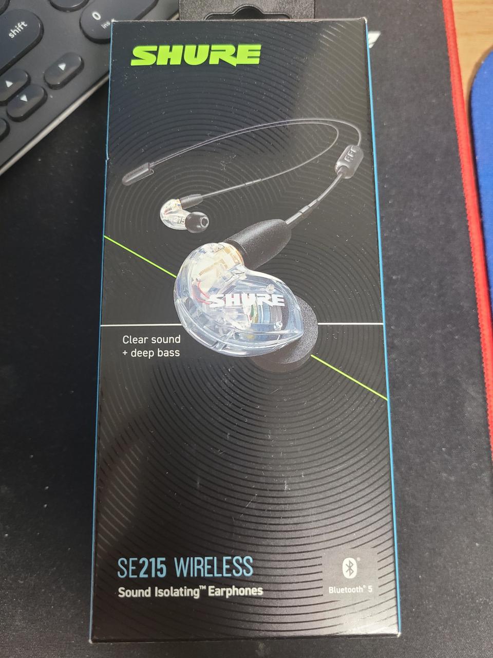 SHURE SE215 + BT2 미개봉 새제품