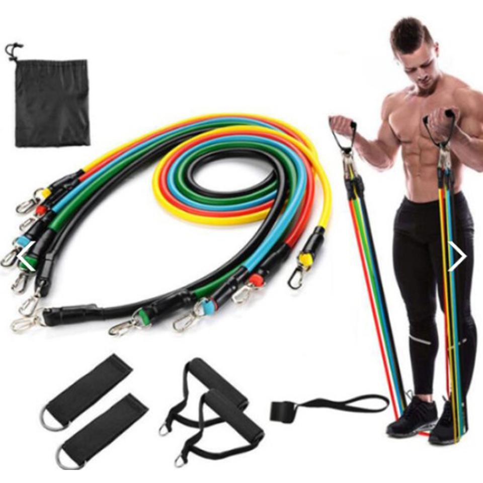 (무료배송)헬스 홈트 운동용품 멀티 튜빙밴드 셋트 새상품