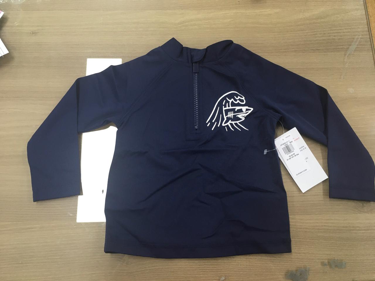 미착용제품/올드네이비남아래쉬가드수영복상의/사이즈18-24M/택포1만3천