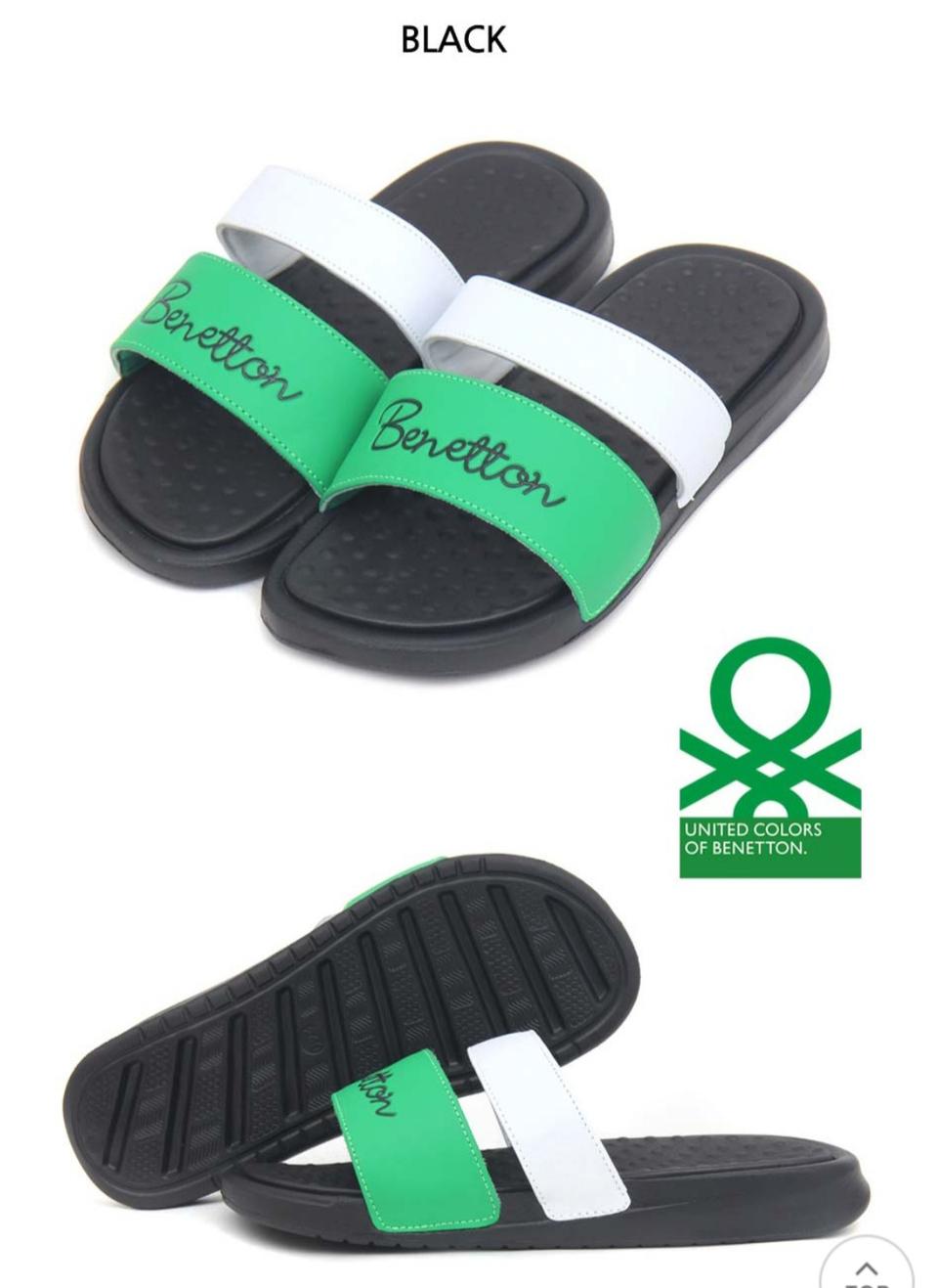 (BENETTON) 베네통 슬리퍼 (밴드로고)