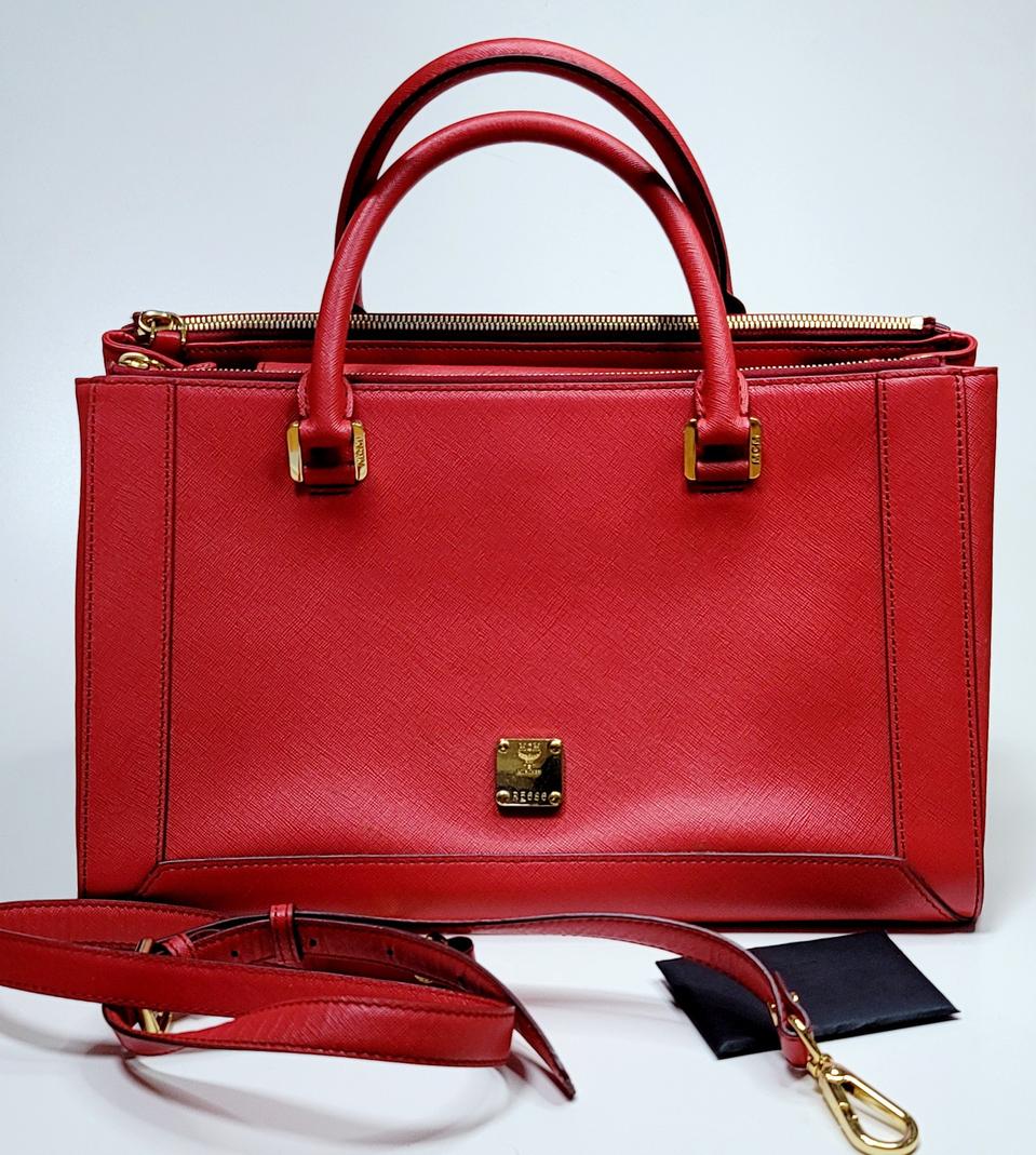 mcm가방사피아노레드숄더크로스백