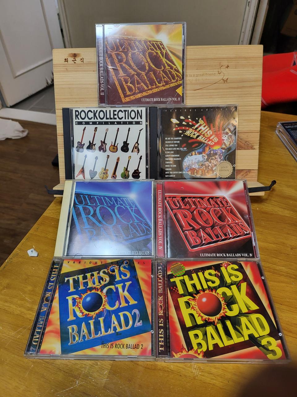 CD ROCK BALLADS, ROCKOLLECTION총6장 일괄