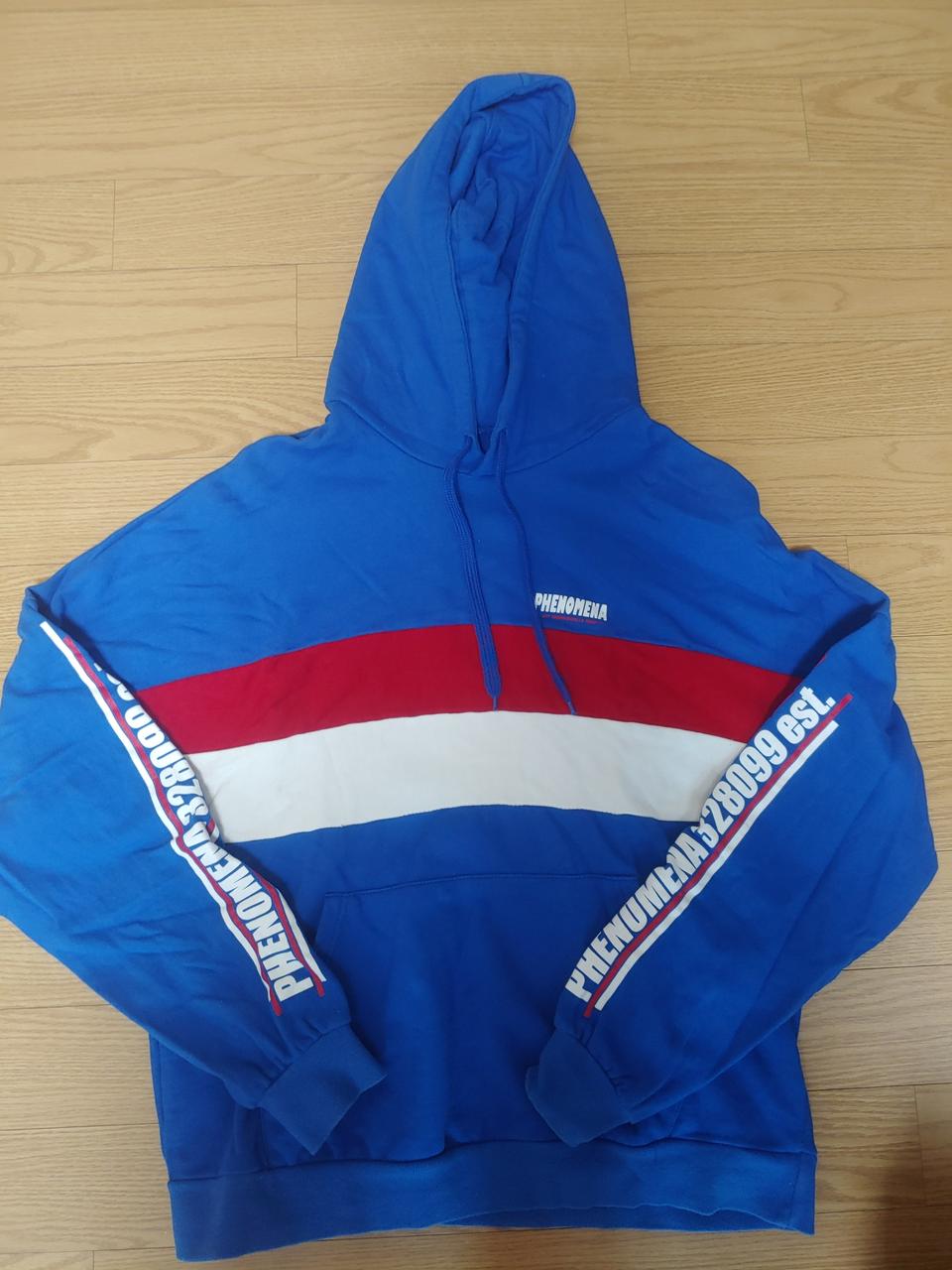 새상품 : 파란색 후드티